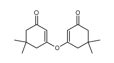 3,3'-Oxybis(5,5-dimethyl-2-cyclohexen-1-on)结构式