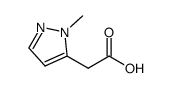 2-(1-methyl-1H-pyrazol-5-yl)acetic acid Structure