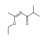 (Z)-ethyl N-isobutyrylacetimidate Structure