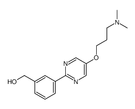 {3-[5-(3-dimethylaminopropoxy)pyrimidin-2-yl]phenyl}-methanol结构式