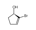 (R)-2-bromo-2-cyclopenten-1-ol结构式
