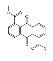 dimethyl 9,10-anthraquinone-1,5-dicarboxylate Structure