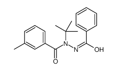 N'-benzoyl-N-tert-butyl-3-methylbenzohydrazide结构式