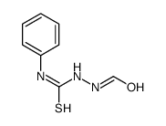 N-(phenylcarbamothioylamino)formamide Structure