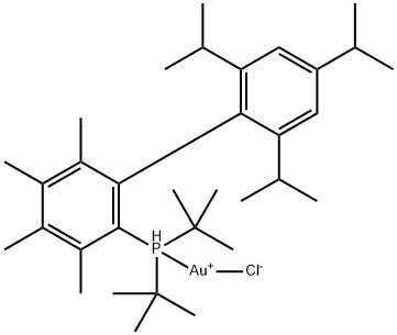 Me4-tert-butyl XPhos-AuCl结构式