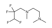 N,N,N'-trimethyl-N'-(2,2,3,3-tetrafluoropropyl)ethane-1,2-diamine结构式