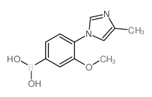 [3-methoxy-4-(4-methylimidazol-1-yl)phenyl]boronic acid picture