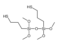 1-Propanethiol, 3,3-(1,1,3,3-tetramethoxy-1,3-disiloxanediyl)bis-结构式