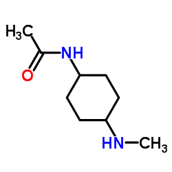 N-[4-(Methylamino)cyclohexyl]acetamide结构式