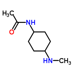 N-[4-(Methylamino)cyclohexyl]acetamide Structure