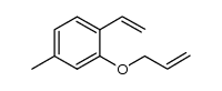 2-(allyloxy)-4-methyl-1-vinylbenzene结构式