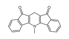 Diindeno[1,2-b:2,1-e]pyridine-10,12-dione,5,11-dihydro-5-methyl-结构式