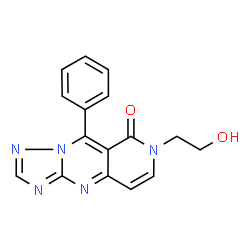 7-(2-Hydroxyethyl)-9-phenylpyrido[4,3-d]-[1,2,4]triazolo[1,5-a]pyrimidin-8(7H)-one picture