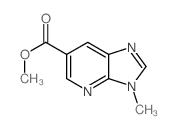 3-甲基-3H-咪唑并[4,5-b]吡啶-6-甲酸甲酯结构式