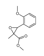 2,3-epoxy-3-(2-methoxy-phenyl)-2-methyl-propionic acid methyl ester Structure