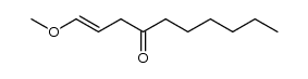 1-methoxy-1-decen-4-one结构式