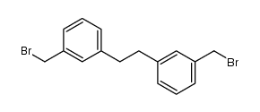 1,2-Bis[3-(brommethyl)phenyl]ethan Structure