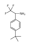 (1S)-1-[4-(TERT-BUTYL)PHENYL]-2,2,2-TRIFLUOROETHYLAMINE结构式