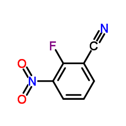 2-Fluoro-3-nitrobenzonitrile Structure