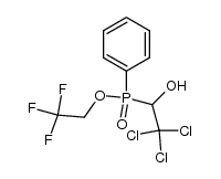 2,2,2-trifluoroethyl phenyl(2,2,2-trichloro-1-hydroxyethyl)phosphinate Structure