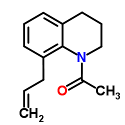 1-(8-Allyl-3,4-dihydro-1(2H)-quinolinyl)ethanone Structure