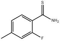 2-fluoro-4-methylbenzene-1-carbothioamide Structure