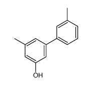 3-methyl-5-(3-methylphenyl)phenol Structure