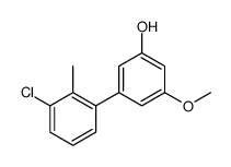 3-(3-chloro-2-methylphenyl)-5-methoxyphenol结构式