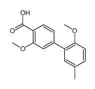 2-methoxy-4-(2-methoxy-5-methylphenyl)benzoic acid Structure