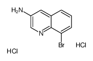 3-Amino-8-bromoquinoline dihydrochloride Structure