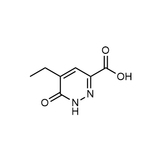 5-Ethyl-6-oxo-1h-pyridazine-3-carboxylicacid Structure