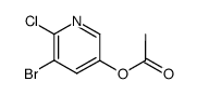 3-Pyridinol, 5-bromo-6-chloro-, 3-acetate结构式