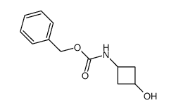 (3-羟基环丁基)氨基甲酸苄酯结构式
