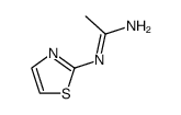 Ethanimidamide,N-2-thiazolyl- structure