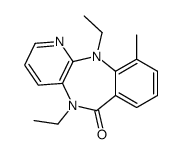 5,11-diethyl-10-methylpyrido[2,3-b][1,4]benzodiazepin-6-one Structure