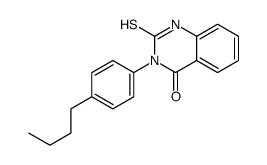 3-(4-butylphenyl)-2-sulfanylidene-1H-quinazolin-4-one Structure