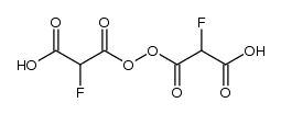 3,3'-peroxybis(2-fluoro-3-oxopropanoic acid) Structure