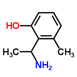 2-(1-Aminoethyl)-3-methylphenol Structure