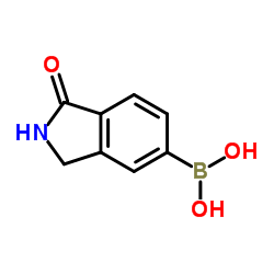 (1-Oxo-2,3-dihydro-1H-isoindol-5-yl)boronic acid结构式