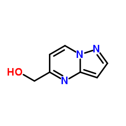 Pyrazolo[1,5-a]pyrimidin-5-ylmethanol结构式