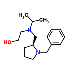2-[{[(2S)-1-Benzyl-2-pyrrolidinyl]methyl}(isopropyl)amino]ethanol Structure