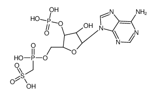 adenosine 3'-phosphate 5'-methylenephosphosulfate Structure