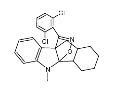 indeno-isoxazolo-indole propellane Structure