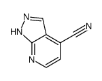 1H-pyrazolo[3,4-b]pyridine-4-carbonitrile结构式