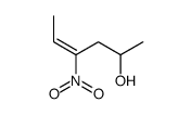 (E)-4-nitrohex-4-en-2-ol Structure