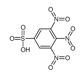 3,4,5-trinitrobenzenesulfonic acid Structure