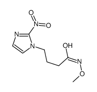 N-Methoxy-2-nitro-1H-imidazole-1-butanamide结构式