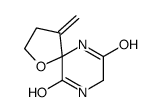 1-Oxa-6,9-diazaspiro[4.5]decane-7,10-dione,4-methylene-(9CI) structure