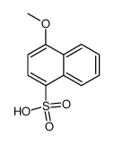 4-methoxy-1-naphthylsulphonic acid Structure