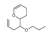 2-(1-propoxybut-3-enyl)-3,4-dihydro-2H-pyran结构式